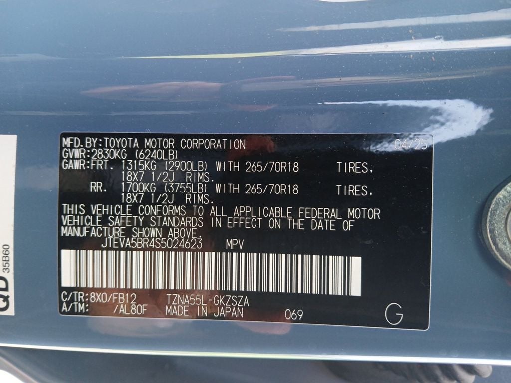 2025 Toyota 4Runner TRD Off-Road